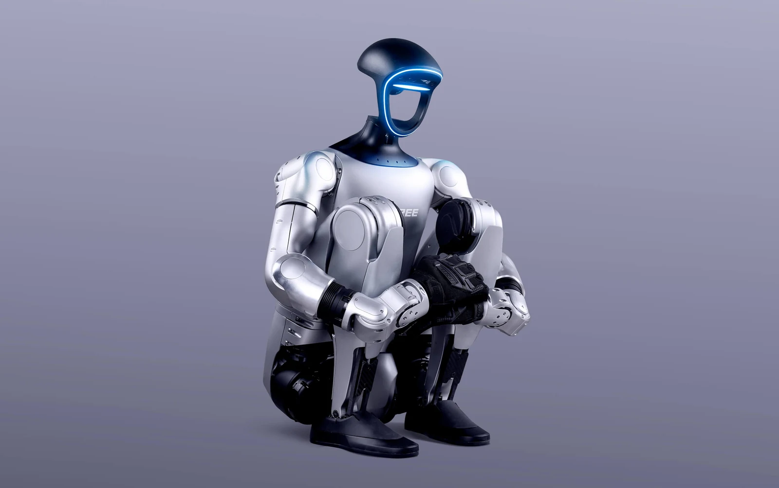 Unitree G1 İnsansı Robot - Çömelme Pozu
